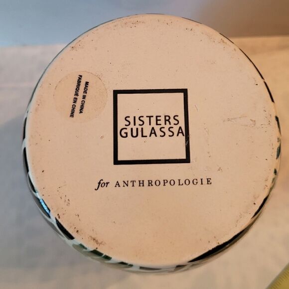 Brand New Sisters Gulassa for Anthropologie Ceramic Vase/Flower Pot 6" High - Picture 4 of 5